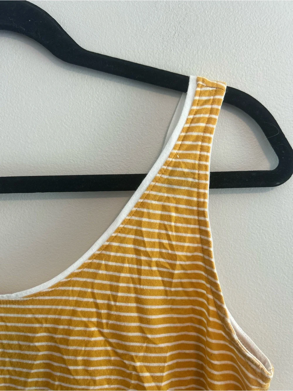 Old navy small Striped Yellow & white Tank Top - Picture 2 of 3